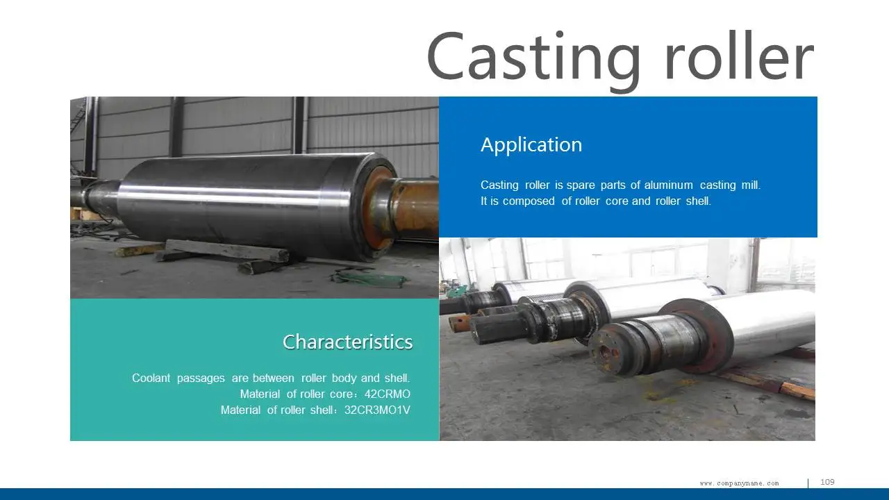 Aluminum Continuous Caster Roller Taixi Mill Roll