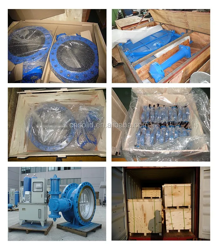 Ductile Iron Body PTFE Lined Disc Wafer Type Butterfly Valve