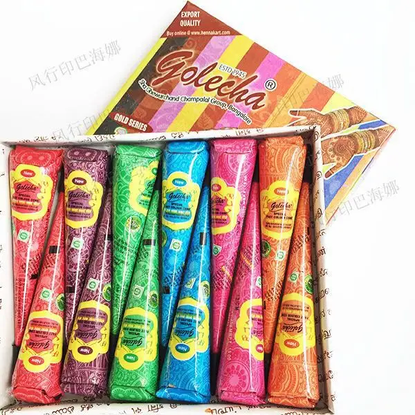 

henna kit Color Indian Henna Paste Cone, Colourful