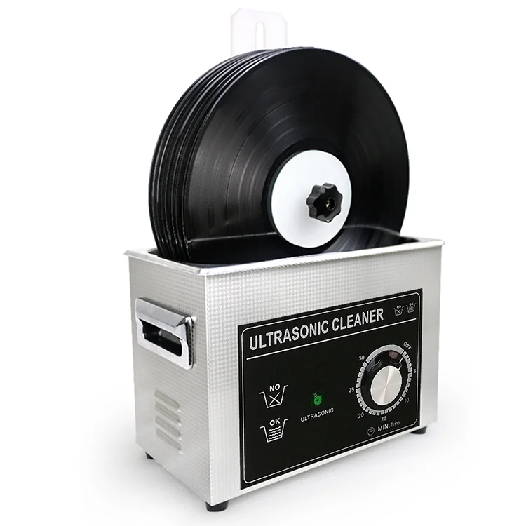 6.5l 180w Mechanical Ultrasonic Lp Vinyl Record Cleaner (with Record Holder Sold Separately
