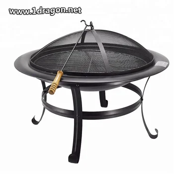 26 Cast Iron Fire Pit Fire Pan Bbq Barbecue Oven Buy Cast Iron