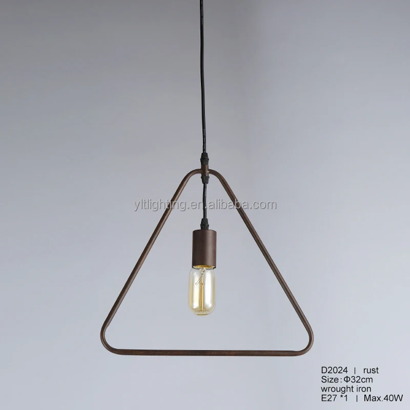 Geometric Shape Simplicity Iron Lamp Industrial Iron Wire Modern Chandelier Lamp Pendant Lights Factory Outlet Pendant Lamp