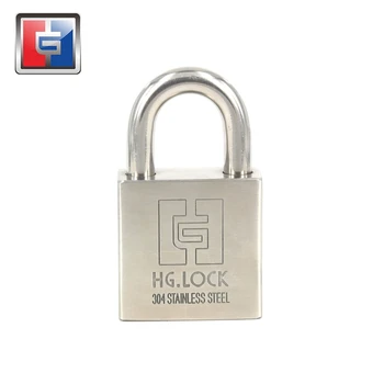 small stainless steel padlock