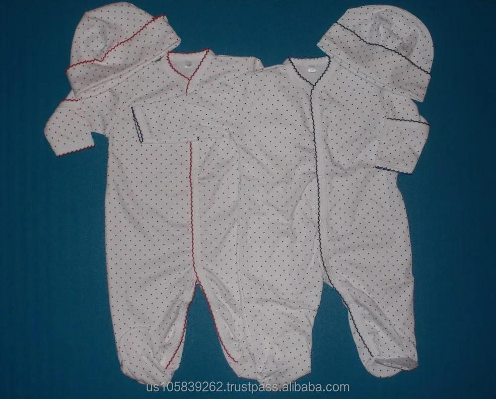 pima cotton baby rompers
