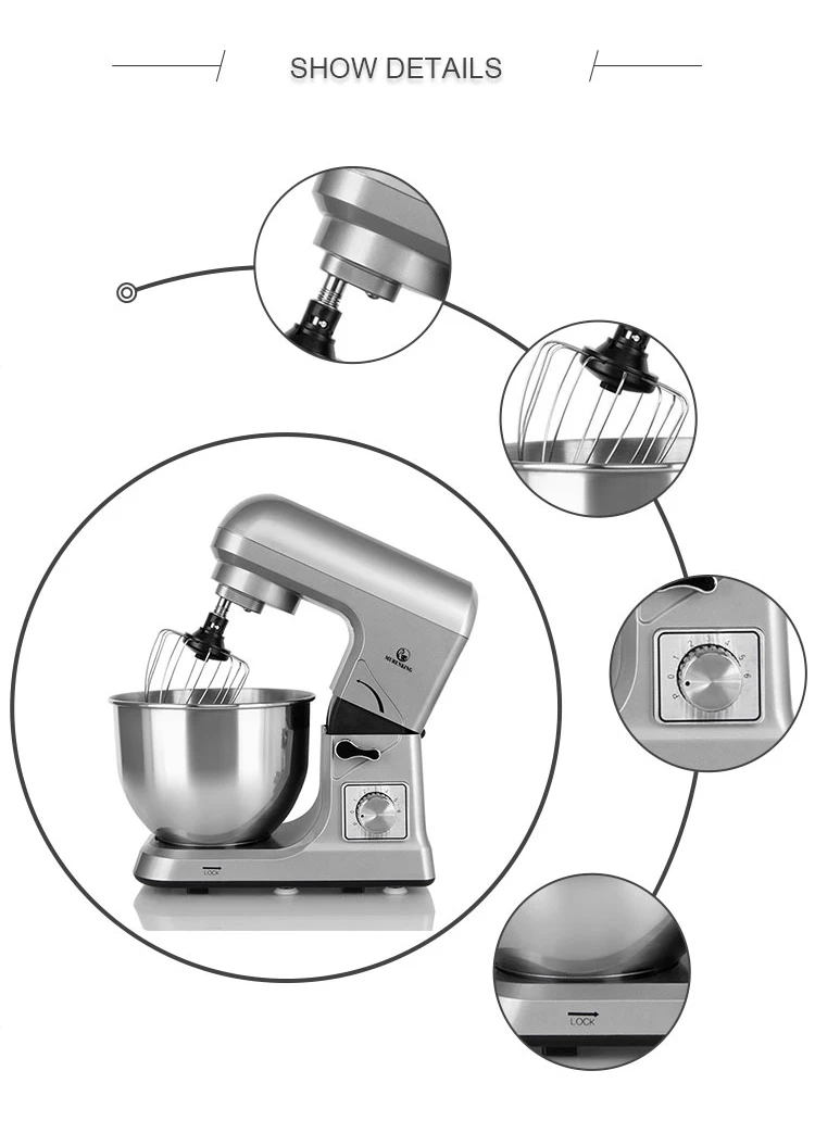 5L, 1000W household kitchen appliance multifunctional stand  mixer
