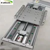 Stroke 100MM 4" Manual hand wheel Linear module Sliding Table Slide Linear Stage SFU1605 Ball screw