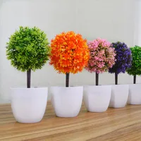 

Small fejka a potted Plant holder Artificial trees Plants Home Decor Ideas Small hydrangea plant indoor For Plastic Bonsai