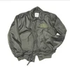 olive army green fly jacket fire retardant flame retardant CWU 45 P NOMEX Mil-Spec Flight Jacket