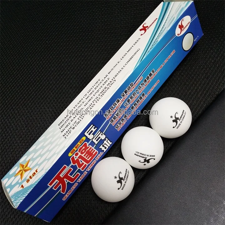 

2020 Chinese Supplier plastic table tennis ball with logo 1 Star ping pong ball wholesale for professional competition