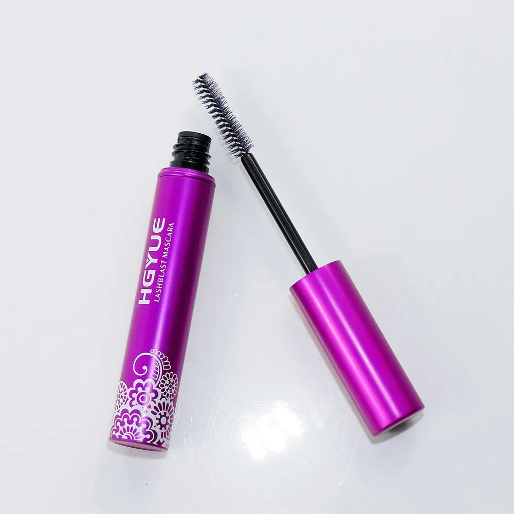 Purple Round Hollow Aluminum Mascara Tube For Cosmetic Buy Aluminum