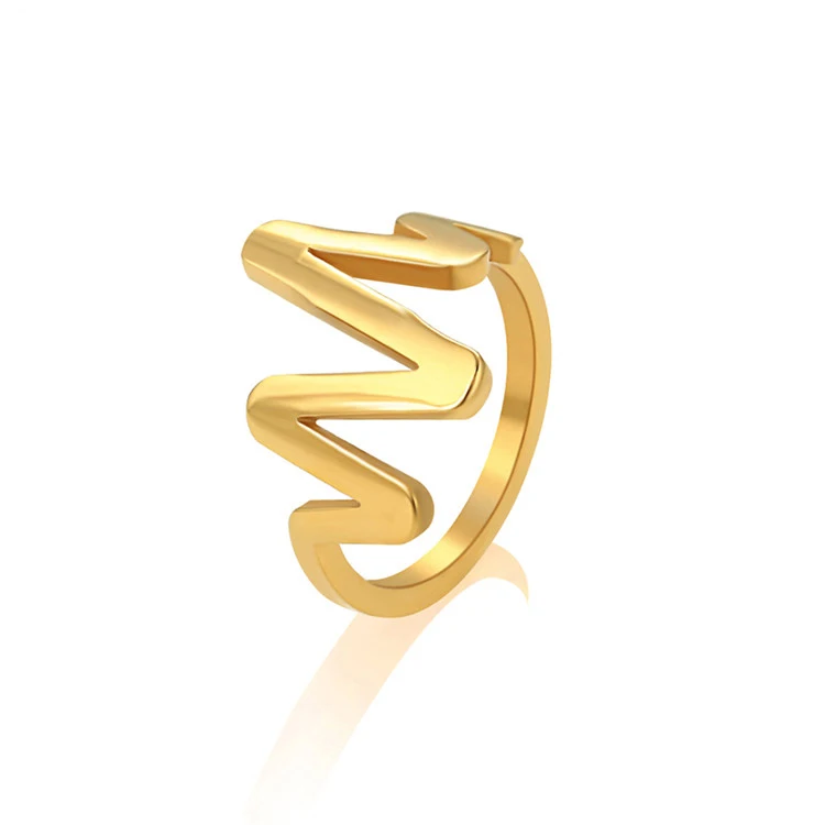 

R-125 xuping latest design 24k gold color Stainless steel rings dubai color cheap joyas women ring jewelry fashion accessories