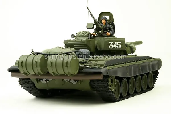 1:24 rc tangki Rusia T72 tangki 2.4 g T72 dengan menembak 