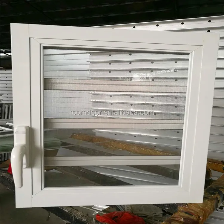 Aluminium jalousie window glass price with tempered grey glass and mosquoto net to Sint Maarten