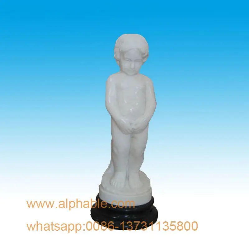 Natural Pure White Marble Peeing Boy Water Fountain Buy Peeing Boy