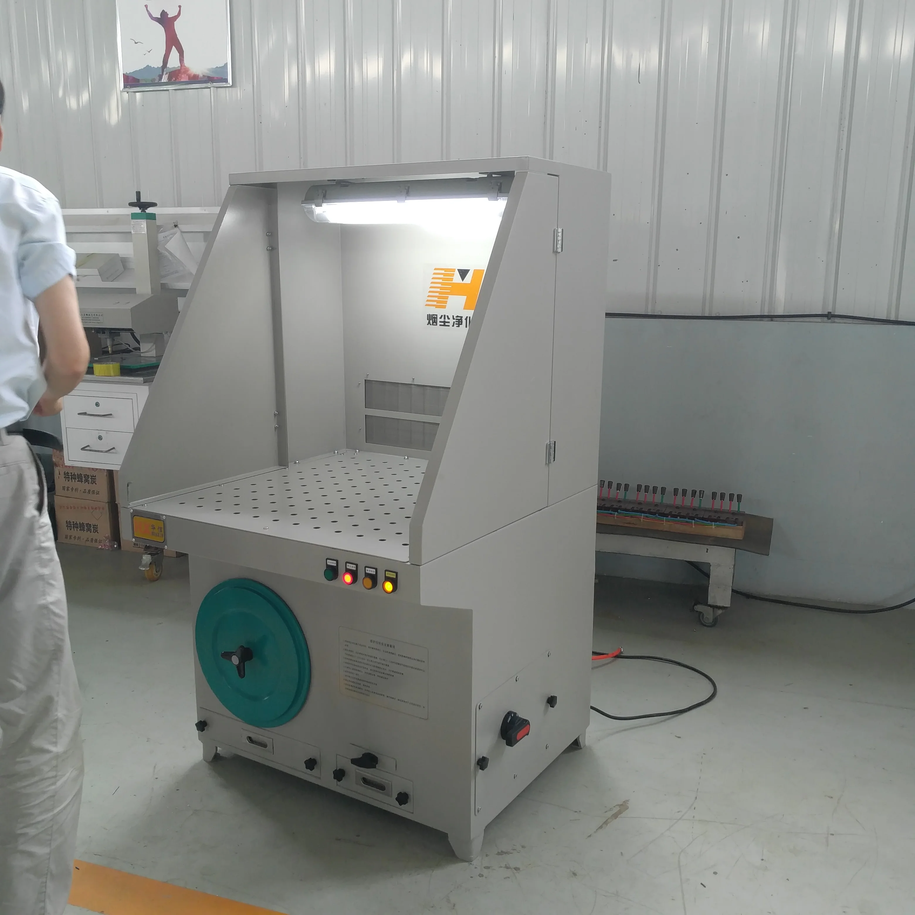 
Grinding Dust Collector Downdraft Table with Automatic Ash Cleaning 