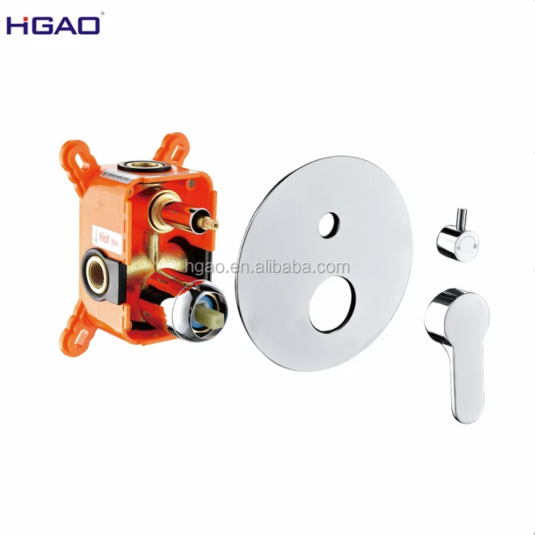 Shower Mixing Valve Pressure Balance Roughin Valve Trim Kit Round 1/2