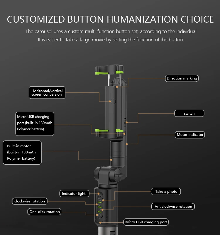 2019 New Style YMP Self Stick for iPhone 6S Smart Phone Xiaomi Selfie Sticks Bluetooth Mini Portable Selfie Stick with Tripod