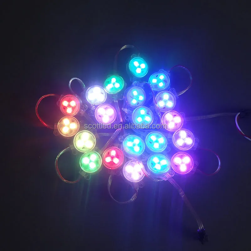 Programmable 12V amusement point light LED outdoor pixel light 20pcs/string