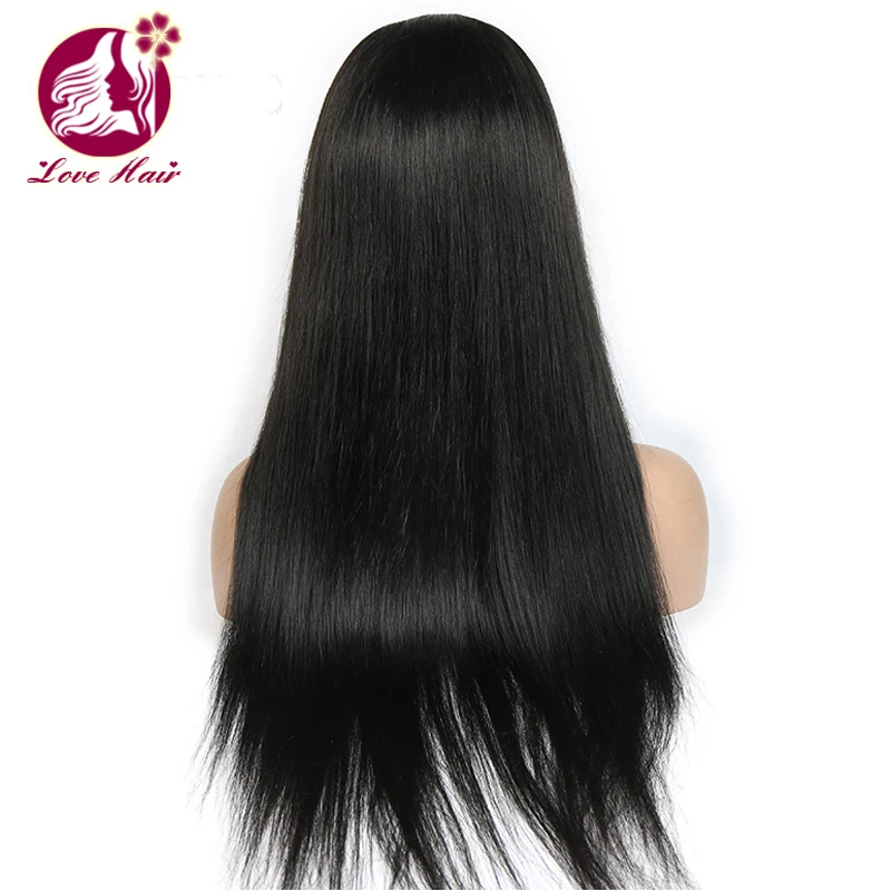 

Pre Plucked Full Lace Human Hair Wigs With Baby Hair Brazilian Virgin Hair Straight Full Lace Wigs For Women 140% Density, N/a
