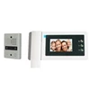 Home security 4 wired color video doorphone 4.3 inch handset monitor with three buttons ,SD Card intercom for villa