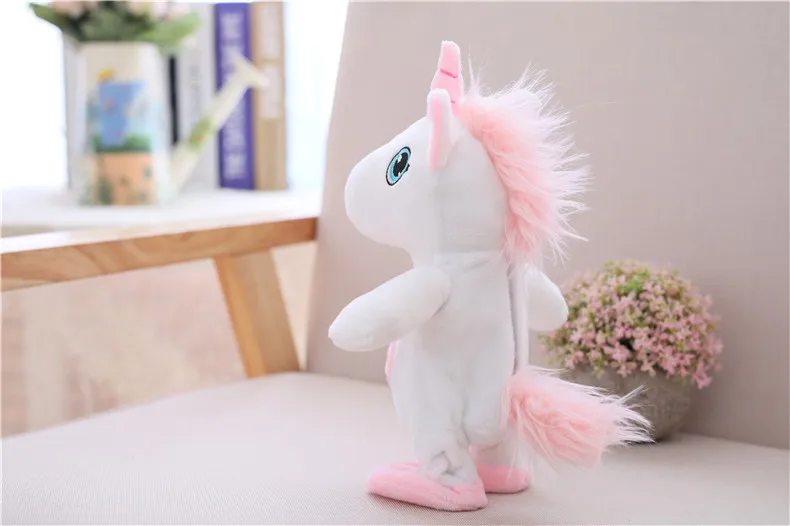 Hot Sell Electric Plush Unicorn Toy Talking And Moving Hot Sell Electric Plush Unicorn Toy Talking And Moving
