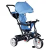 Multifunctional 4 in 1 baby tricycle cheap price/high quality kids walking tricycle with 600D canopy/rotated seat child tricycle