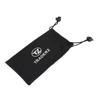 

Promotional Hot Stamping Custom Logo Drawstring Glasses Bag Pouch Soft Black Microfiber Sunglasses Pouch