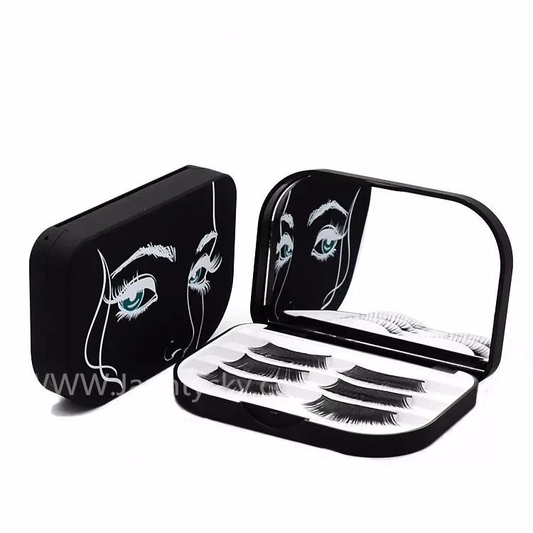 

Wholesale mink eyelashes vendor provides magnetic eyelashes magnetic lash with custom eyelash packaging boxes, Black