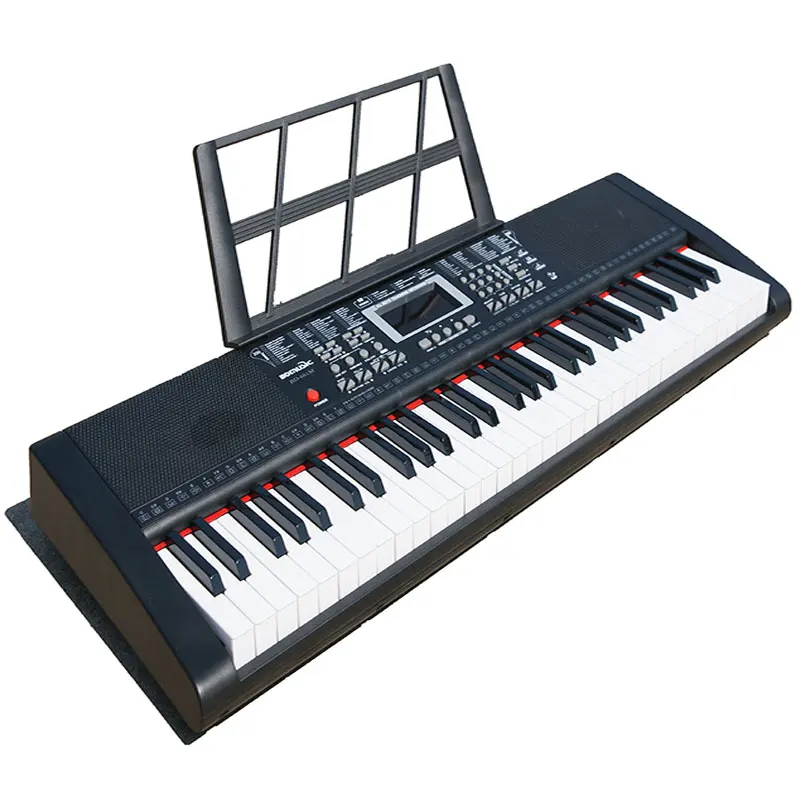 

LED Display Lighting Musical Electronic Organ Kids Piano Keyboard Synthesizer Manufacture, Black/pink/customized