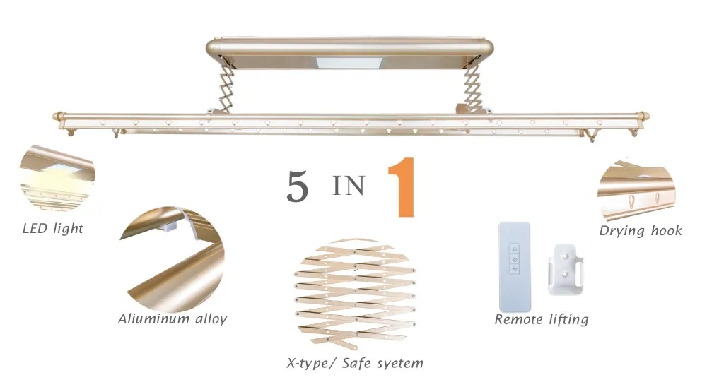 Newly Design Ceilingmounted Wireless Lifting Electric Automated