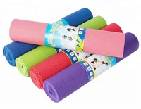 

173*61cm 6mm high quality multiple color thickness custom logo private label eco friendly anti-slip 6mm PVC yoga mat