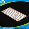 China Cheap Tablets Wholesale 2.4G Ultra Slim Mini Wireless Keyboard Rose Gold Colour For Mac
