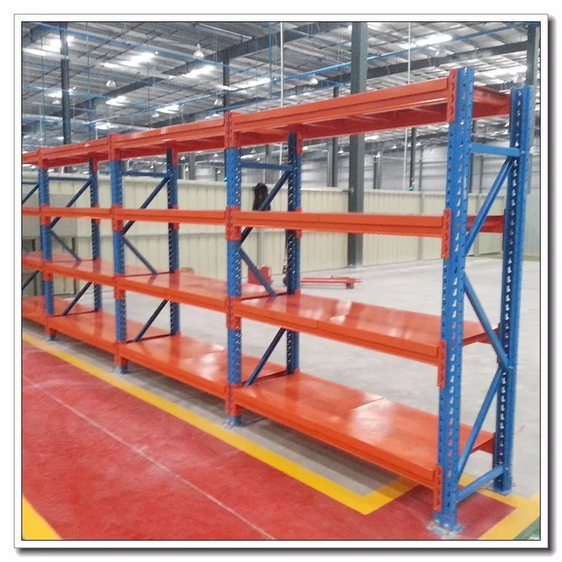 Metal Medium Duty Long Span Shelving Rack For Warehouse Storage