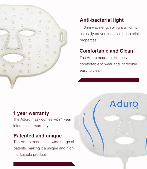 Aduro Skin Rejuvenation Led Mask 7 Colors Electrical Facial Mask - Buy ...