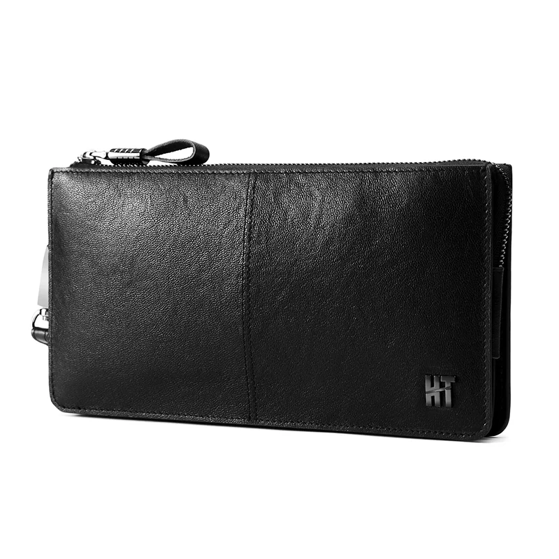 Hautton new arrival business clutch bag man 2018 black color in stock