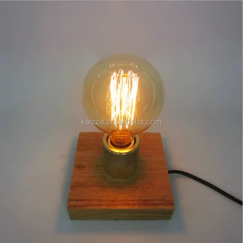 filament bulb table lamp