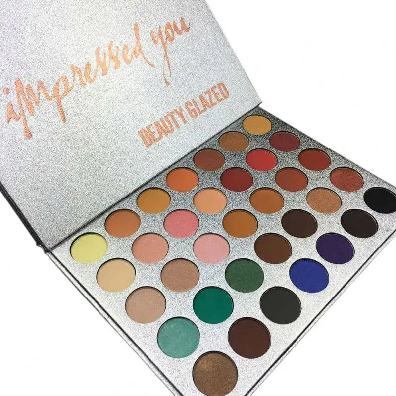 

35 Color New Face Makeup Jacly Hill Eyeshadow Palette Shades Shimmer Matte Cosmetics For morphes Style, N/a