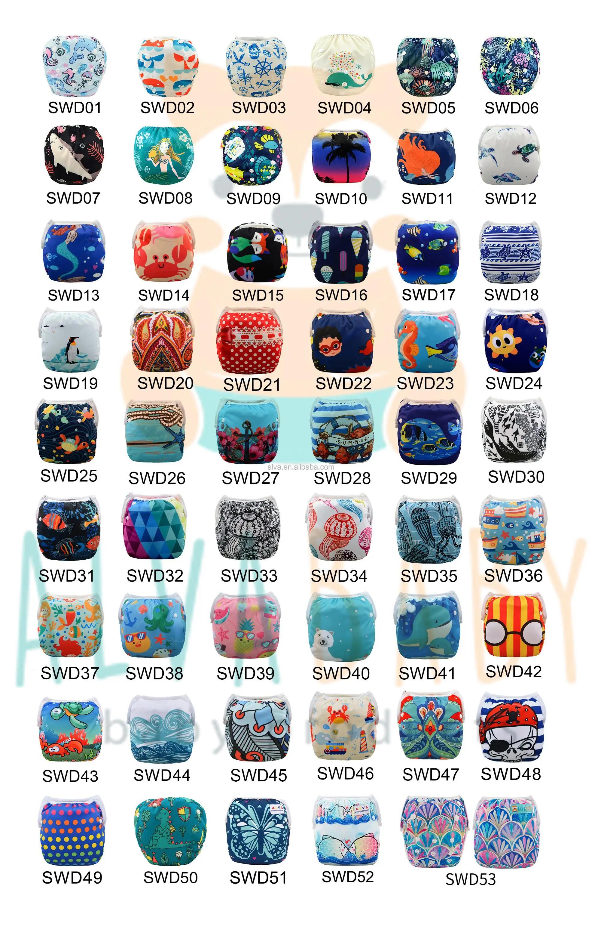 alva baby swim diapers
