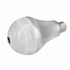 Hot two way audio hidden Home security Wireless 360 Degree Light Bulb Ip Network Camera Viewing Through App