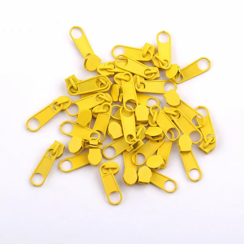 Spot 3 Metal Zipper Head Without Lock Paint Long Zipper Pull Tab Color