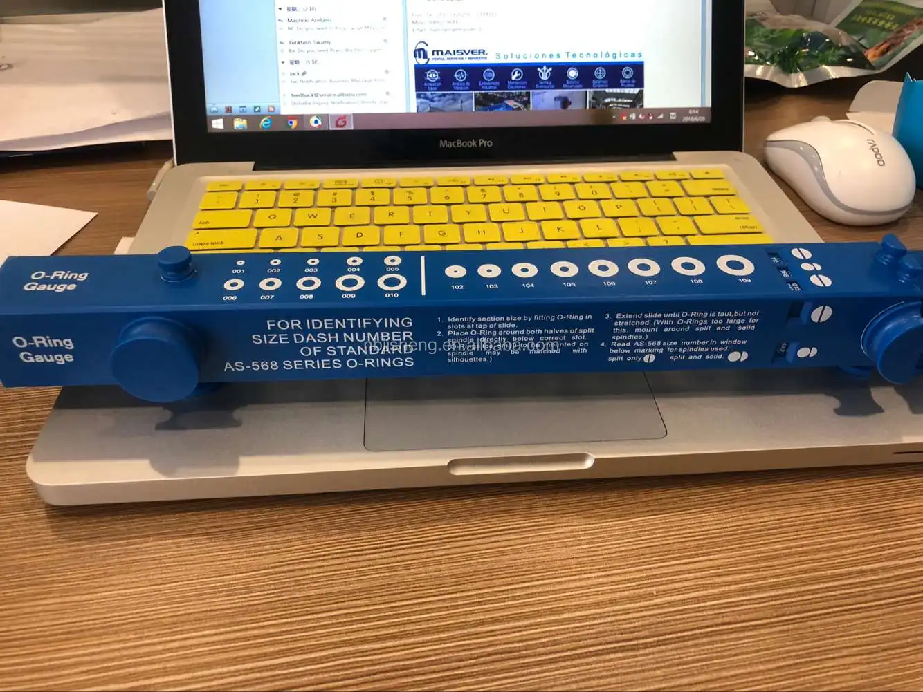 Oring Gauge O Ring Gauge Slide Style Make Work Smart Blue O Ring Pro