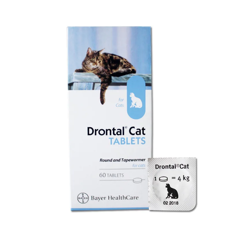 

BAYER Drontal Cat Wormer 60Tablets