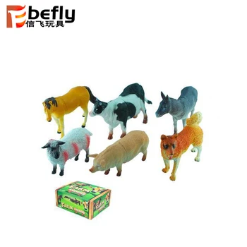 small plastic farm animal toys