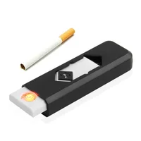 

Novelty Electronic Tobacco Cigarette Lighter Cigar rechargeable Flameless USB Electronic Cigarette lighter Windproof Lighter