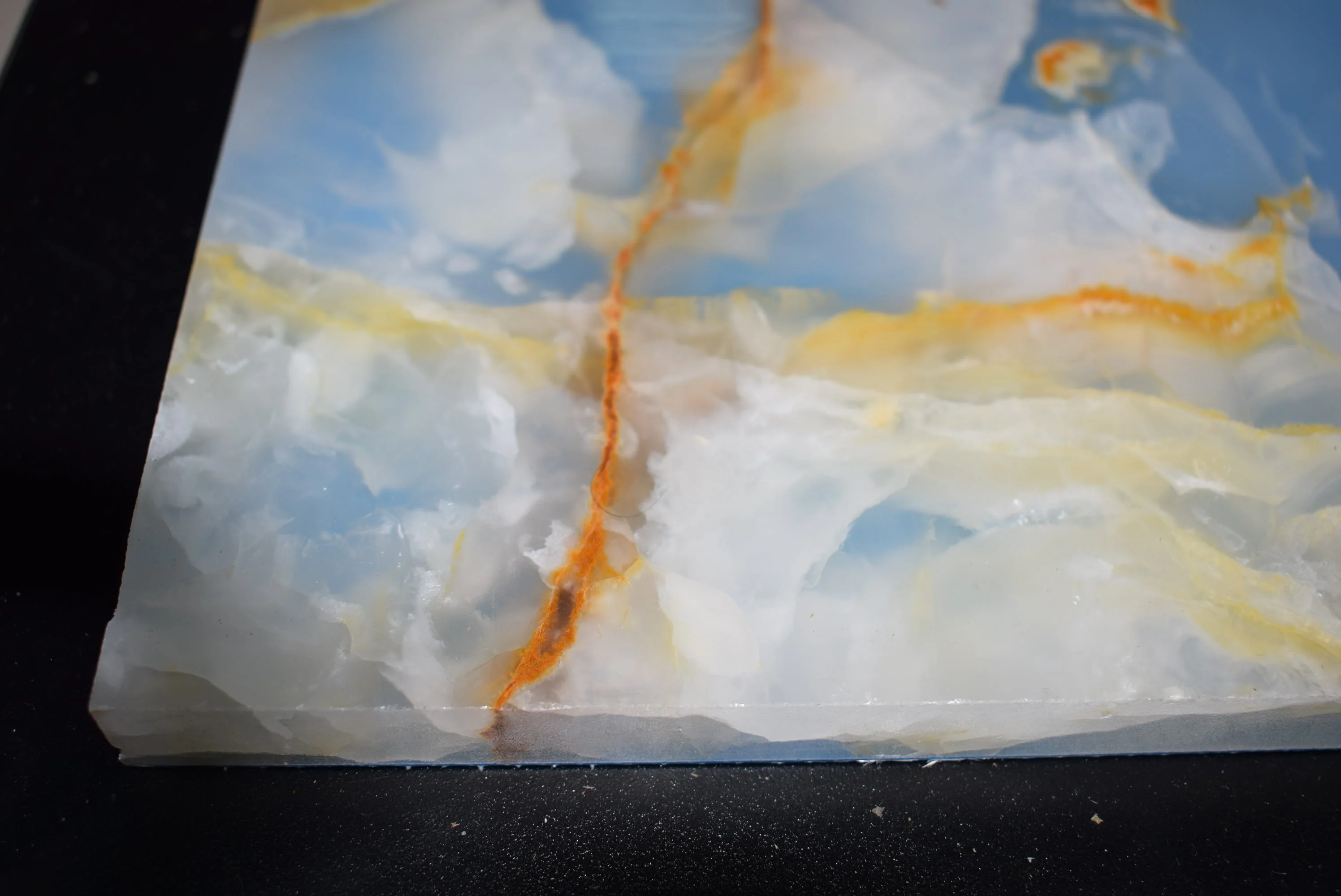 
LUXURY Natural Blue onyx marble slab tile 