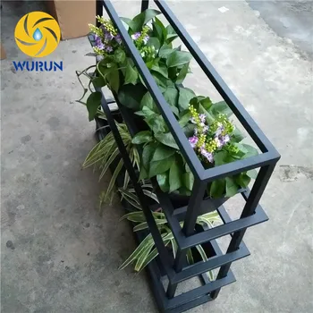 Outdoor Decorations Wrought Iron Black Rustproof Short Small Potted Outdoor Decorations Wrought Iron Black Rustproof Short Small Potted Rack Plant Pot Stands