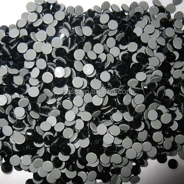 

garment accessory of hot fix flat back rhinestones 16 cutting facets stone with 8 big and 8 small, Full colors