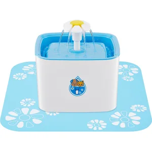 Image of Cube Pet Water Fountain for Cat Dog Drinking Water Dispenser Automatic Feeder