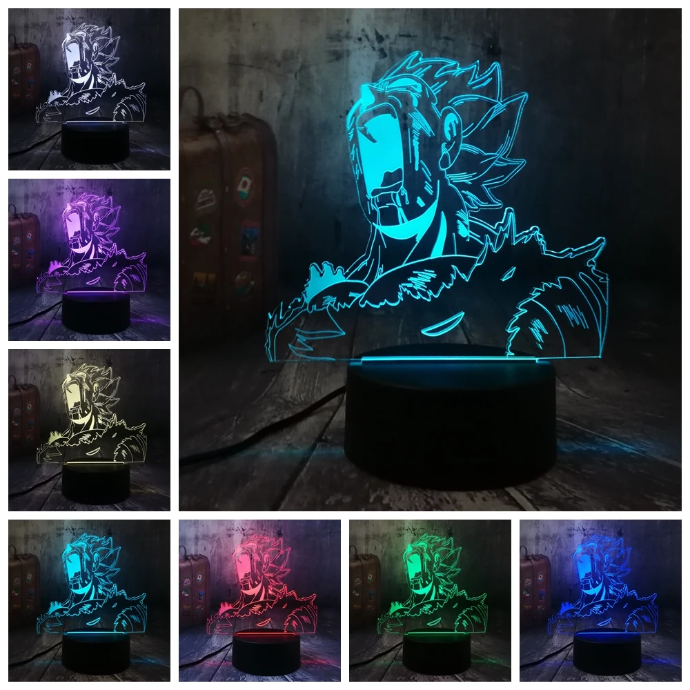 Details about   Lámparas de noche LED 3D de Dragon Series Control remoto/táctil para niños reg 