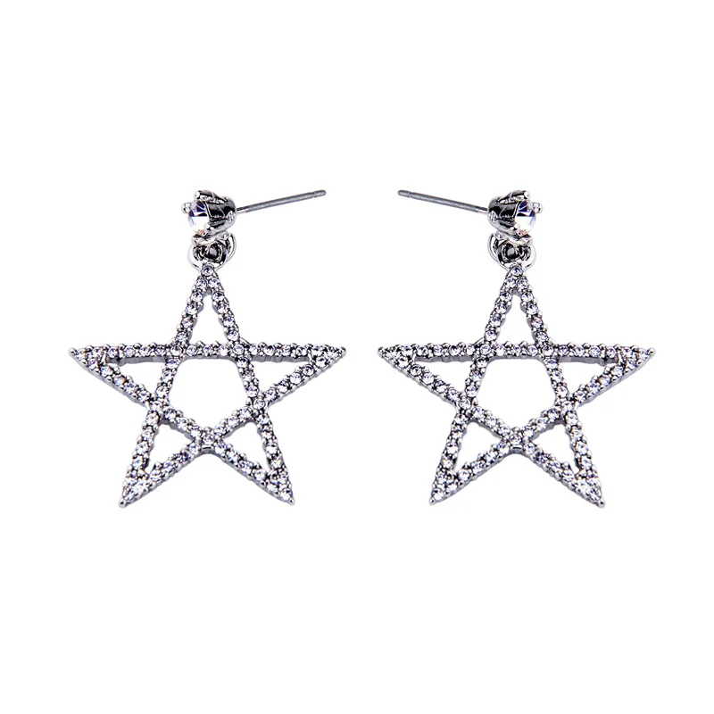 

ed01876d Fashion New Noble Wedding Silver Jewelry Star Shape Style Jewelry For Girls, Gold